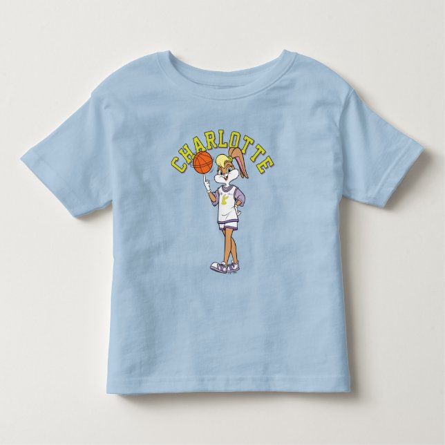 Camiseta Infantil O Giro do Basquete da Lola (Frente)