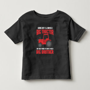 Camiseta Infantil O Grande Irmão Rapaz Trator, amante do Filho Irm
