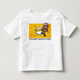 Camiseta Infantil O Gridiron Blitzkrieg #28 Personalizável do [Nome