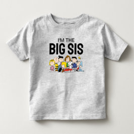 Camiseta Infantil O Grupo Peanuts | Eu Sou A Irmã Mais Velha