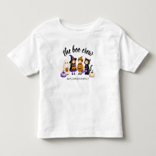 Camiseta Infantil O Halloween Familiar Personalizado da Turma do Boo
