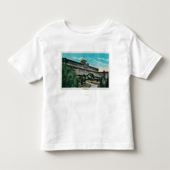 Camiseta Infantil O hotel de Huntington e o GroundsPasadena, CA (Frente)