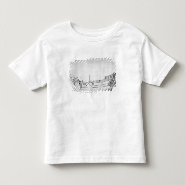 Camiseta Infantil O iate real 'Mary (Frente)