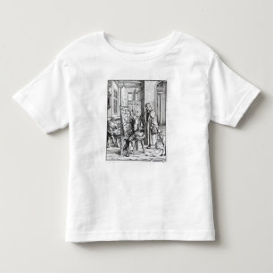 Camiseta Infantil O imperador no estúdio do artista