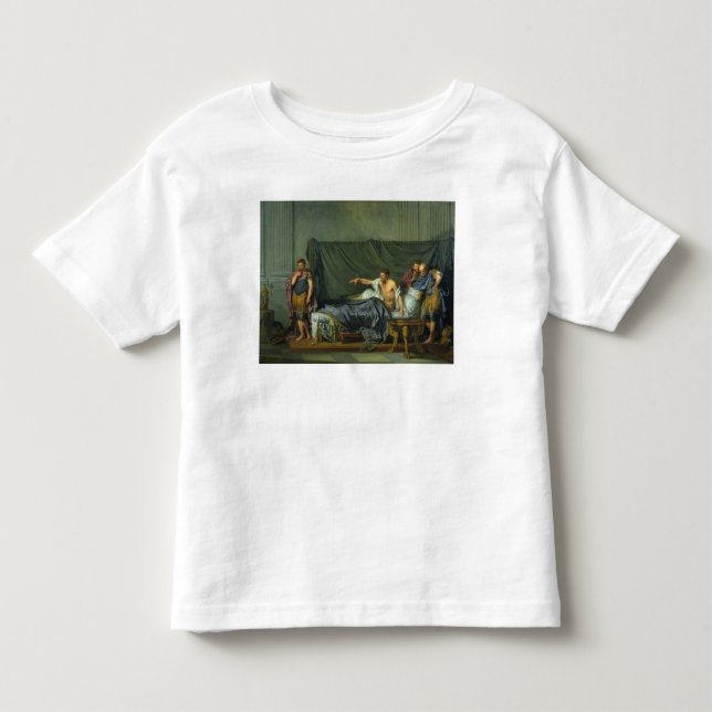 Camiseta Infantil O imperador Severus que repreende seu filho (Frente)