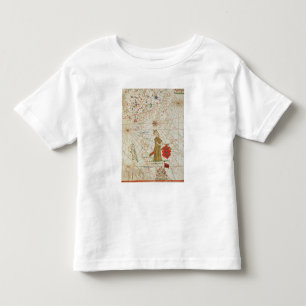 Camiseta Infantil O império turco, de um atlas náutico, 1646