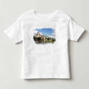 Camiseta Infantil O impressionante Castelo Schonbuhel fica acima do
