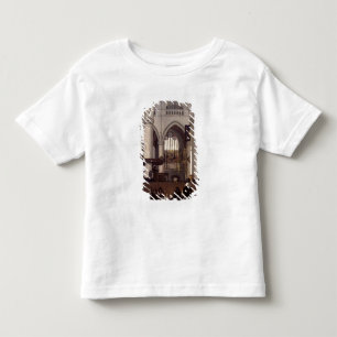 Camiseta Infantil O interior de Oude Kerk, Amsterdão, c.1660