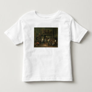 Camiseta Infantil O interior de uma taberna com um casal que dança