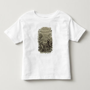 Camiseta Infantil O jardim da nobreza francesa, c.1640 (engravi