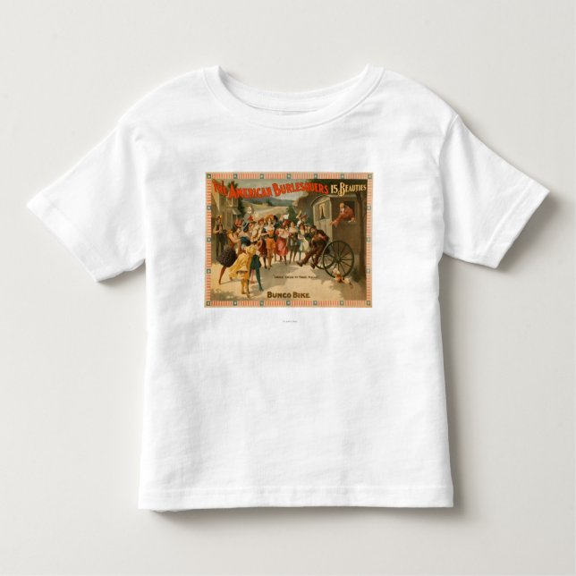 Camiseta Infantil O jogo americano das belezas de Burlesquers 15 (Frente)