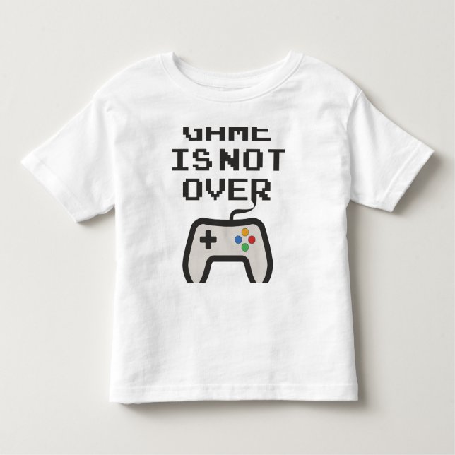 Camiseta Infantil O jogo não acabou (Frente)
