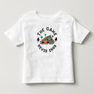 Camiseta Infantil O jogo nunca acaba