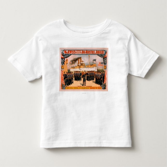 Camiseta Infantil O jubileu grande do Minstrel recorda o poster de (Frente)