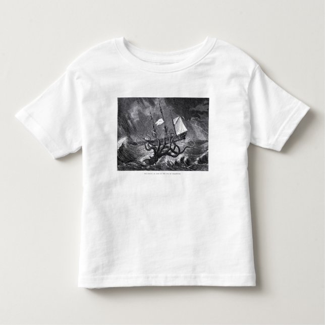 Camiseta Infantil O Kraken (Frente)