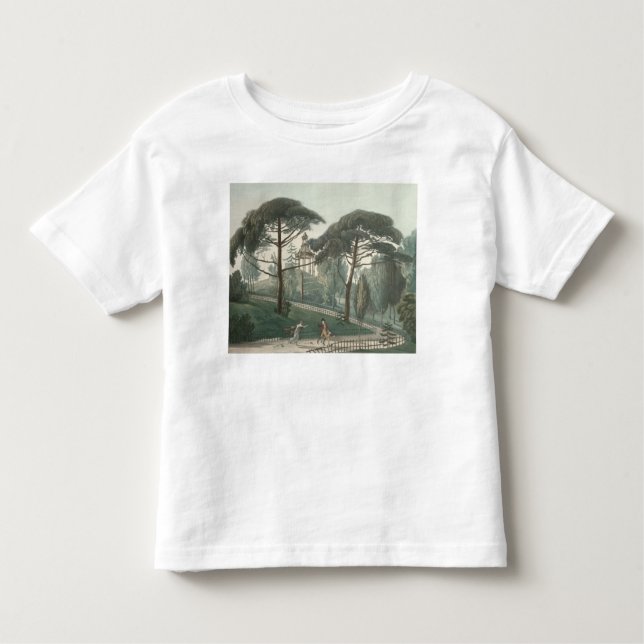 Camiseta Infantil O labirinto ou o Belvedere do DES de Jardin (Frente)