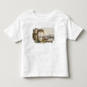 Camiseta Infantil O lago, jardins de Trentham Salão, 'dos jardins
