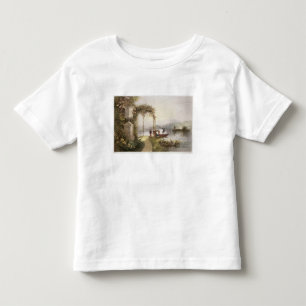Camiseta Infantil O lago, jardins de Trentham Salão, 'dos jardins