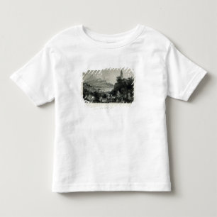 Camiseta Infantil O lago Vê-Hoo e templo do trovão