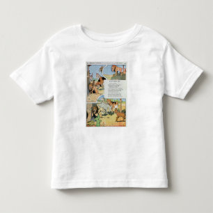Camiseta Infantil O leão do envelhecimento, das fábulas