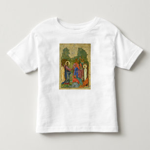 Camiseta Infantil O levantamento de Lazarus, ícone do russo