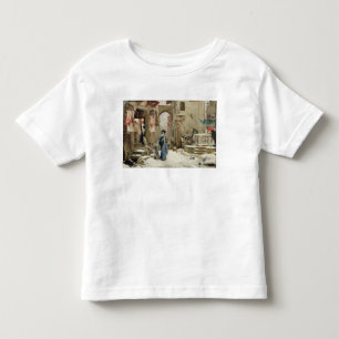 Camiseta Infantil O lobo de Gubbio, 1877
