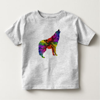 Camiseta Infantil O lobo do urro caçoa o t-shirt