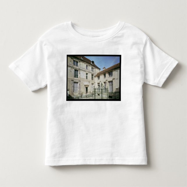 Camiseta Infantil O lugar de nascimento de Jean de la Fontaine (Frente)