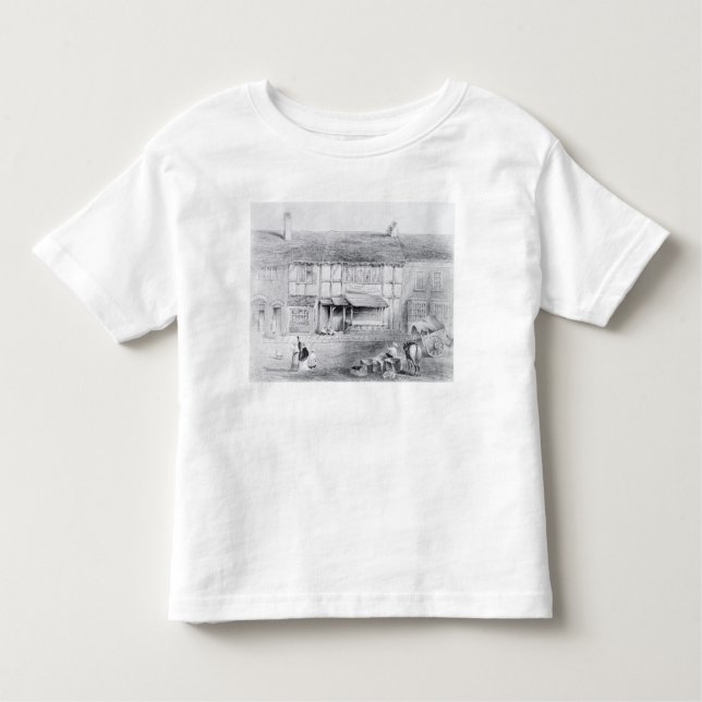 Camiseta Infantil O lugar de nascimento de Shakespeare (Frente)