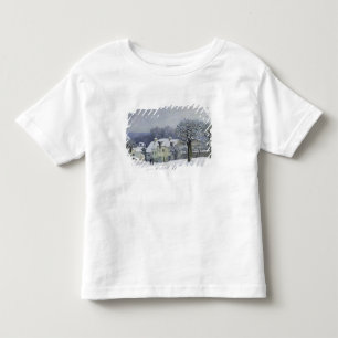 Camiseta Infantil O lugar du Chenil no Margoso-le-Roi, neve, 1876