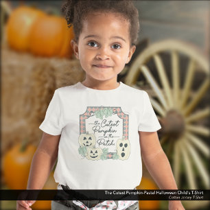 Camiseta Infantil O Mais Pumpkin-Pastel Cores do Dia das Bruxas
