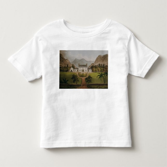 Camiseta Infantil O Mal-Maison de Bonaparte em St Helena, 1821 (Frente)