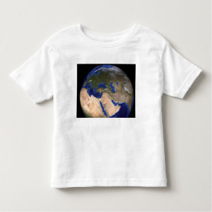 Camiseta Infantil O mármore azul na próxima geração da Terra 2