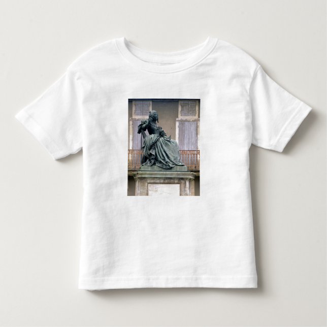 Camiseta Infantil O Marquise de Sevigne (1626-1696) 1857-59 (bronz (Frente)