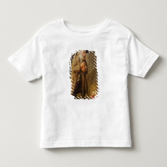 Camiseta Infantil O mendigo idoso (Frente)