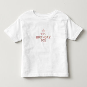 Camiseta Infantil O menino de aniversário