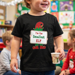 Camiseta Infantil O menor elfo - Personalizado - Foto de família com