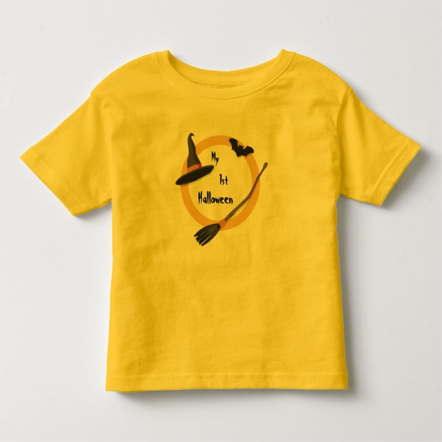 Camiseta Infantil O meu Halloween de 1rua - (Frente)