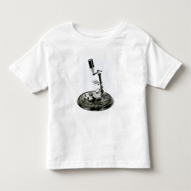 Camiseta Infantil O microscópio de Darwin (Frente)