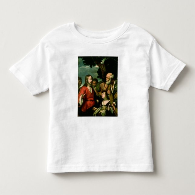 Camiseta Infantil O milagre dos nacos e dos peixes, c.1630 (Frente)