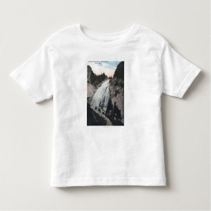 Camiseta Infantil O Monte Rainier, Washington - ideia de quedas de