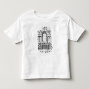 Camiseta Infantil O monumento da rainha Elizabeth