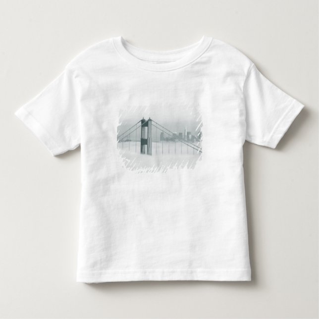 Camiseta Infantil O nevoeiro atravessa a baía de São Francisco 2 (Frente)