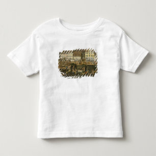 Camiseta Infantil O novo mercado em Berlim com o Marienkirche