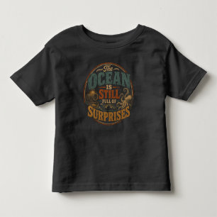 Camiseta Infantil O oceano ainda está cheio de surpresas
