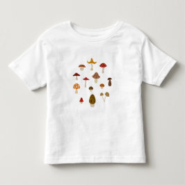Camiseta Infantil O outono cresce rapidamente t-shirt do plissado da