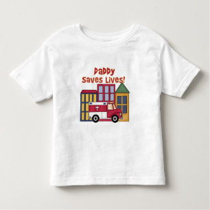 Camiseta Infantil O pai de EMT salvar vidas