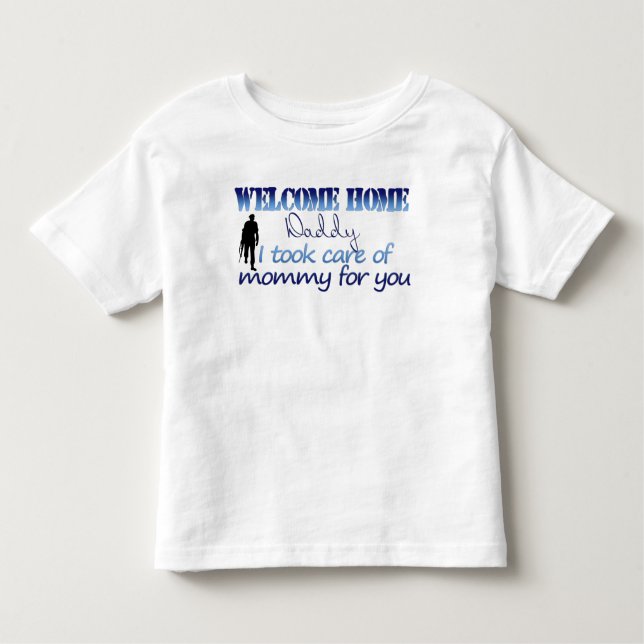 Camiseta Infantil O pai Home bem-vindo eu tomei das mamães (Frente)