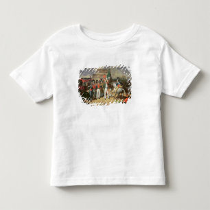 Camiseta Infantil O papai noel Anna provoca as tropas espanholas