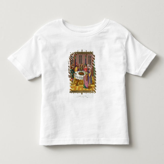 Camiseta Infantil O Passover dos judeus, fac-símile de um século XV (Frente)